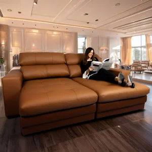 SOFA JOHN CAMEL 230 CM