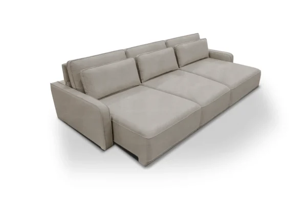 SOFA AWAY GRIS PERLA DE TRES MODULOS 268CM
