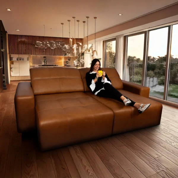 SOFA JACK CAMEL 250CM - Imagen 2