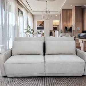 SOFA AWAY GRIS PERLA 206 CM