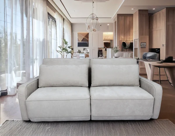 SOFA AWAY GRIS PERLA 206 CM
