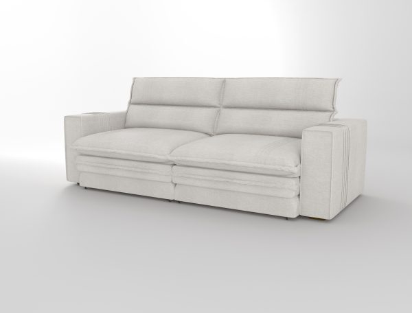 SOFA OLIMPO 250 CM COLOR LINO GRIS (12065) - Imagen 5