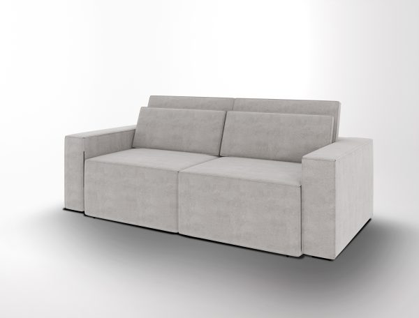 SOFA AYLA  210 CM GRIS PERLA - Imagen 3