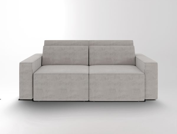 SOFA AYLA  210 CM GRIS PERLA - Imagen 2