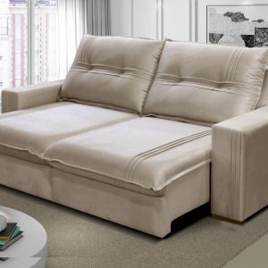 SOFA PETROPOLIS 250 CM COLOR TERCIOPELO BEIGE (9210)