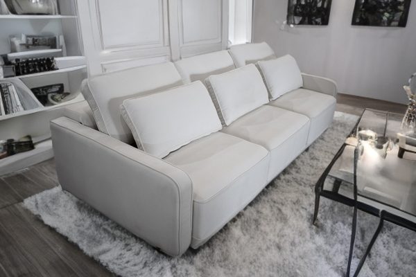 SOFA CAMA AWAY BLANCO DE TRES MODULOS 268 CM