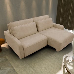SOFA CAMA AWAY ALGODÓN BEIGE 206 CM