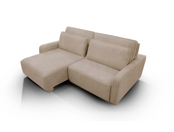 SOFA CAMA AWAY ALGODÓN BEIGE 206 CM - Imagen 2