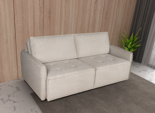 SOFÁ CAMA DIVINO LINO GRIS 200 CM