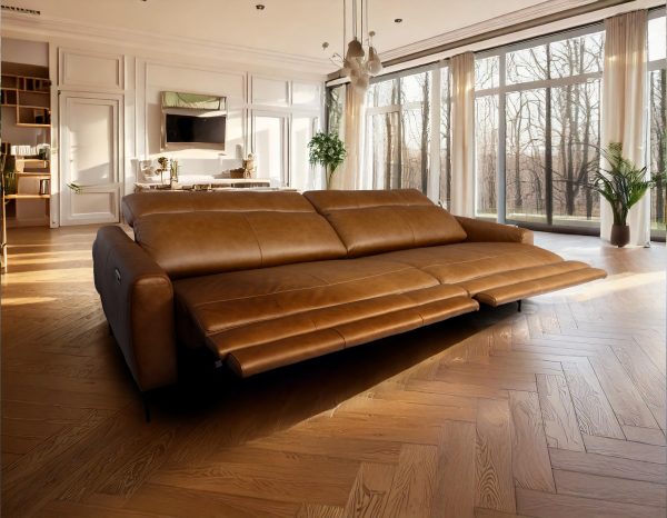 SOFA HARRY ELÉCTRICO CAMEL 204CM - Imagen 4