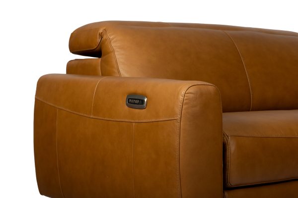 SOFA HARRY ELÉCTRICO CAMEL 204CM - Imagen 5