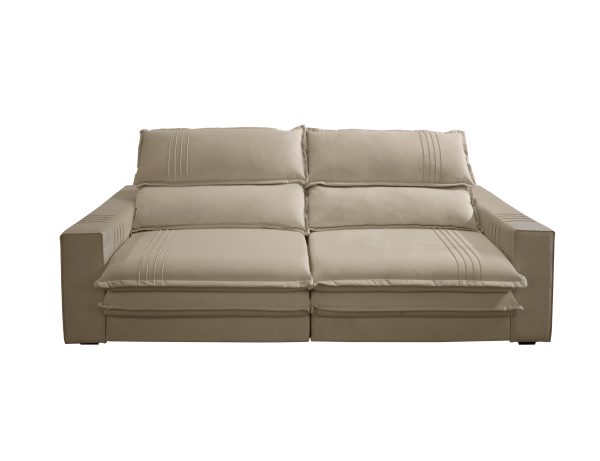 SOFA OLIMPO 290 CM COLOR TERCIOPELO BEIGE (9210) - Imagen 2