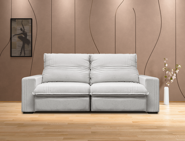 SOFA PETROPOLIS 250 CM COLOR LINO GRIS (9225)