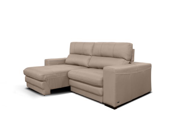 SOFA JOHN  250CM CUERO COLOR SMOKE - Imagen 2