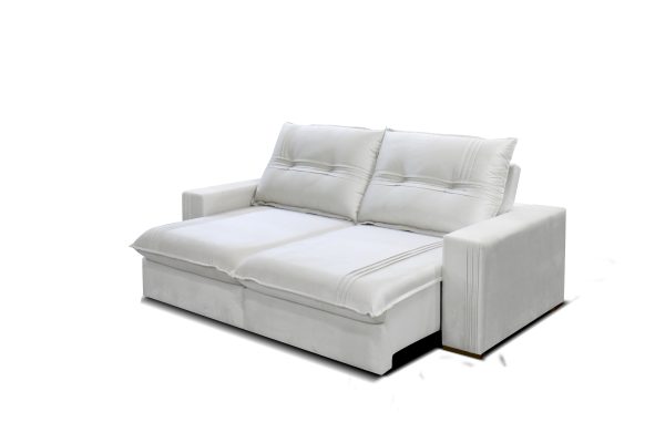 SOFA PETROPOLIS 250 CM COLOR TERCIOPELO BLANCO - Imagen 3