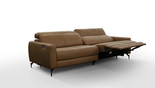 SOFA HARRY ELÉCTRICO CAMEL 224CM - Imagen 8