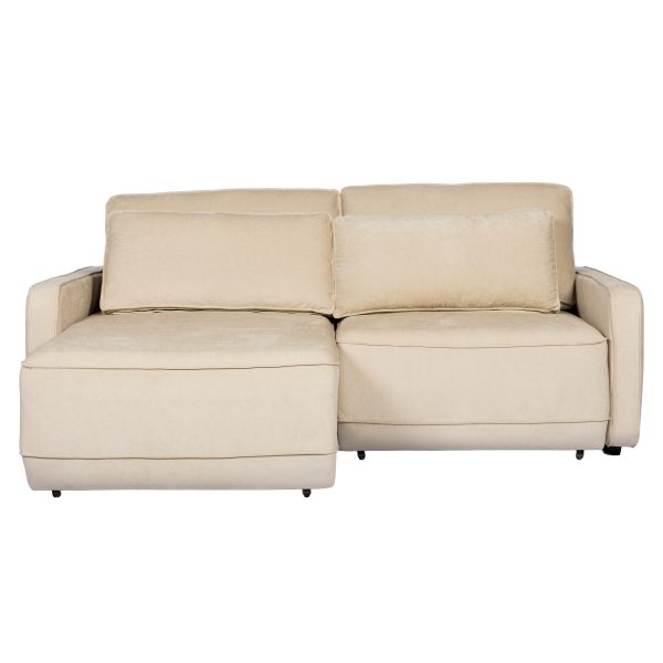 SOFA CAMA AWAY ALGODÓN BEIGE 206 CM - Imagen 4
