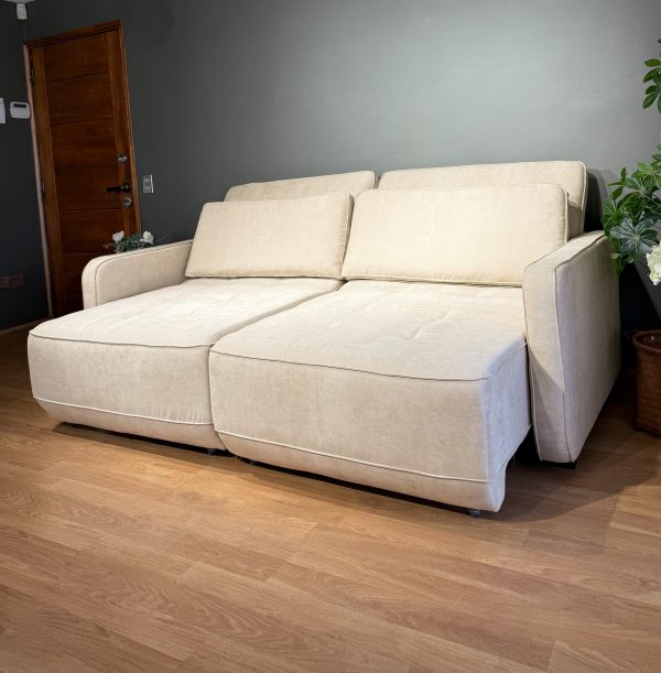 SOFÁ CAMA SAN CARLOS 214CM BEIGE - Imagen 7