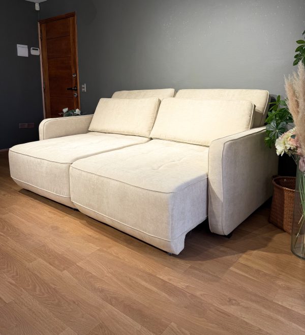 SOFÁ CAMA SAN CARLOS 214CM BEIGE - Imagen 10