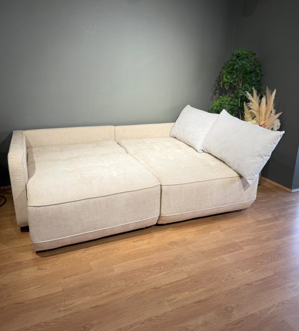 SOFÁ CAMA SAN CARLOS 214CM BEIGE - Imagen 6